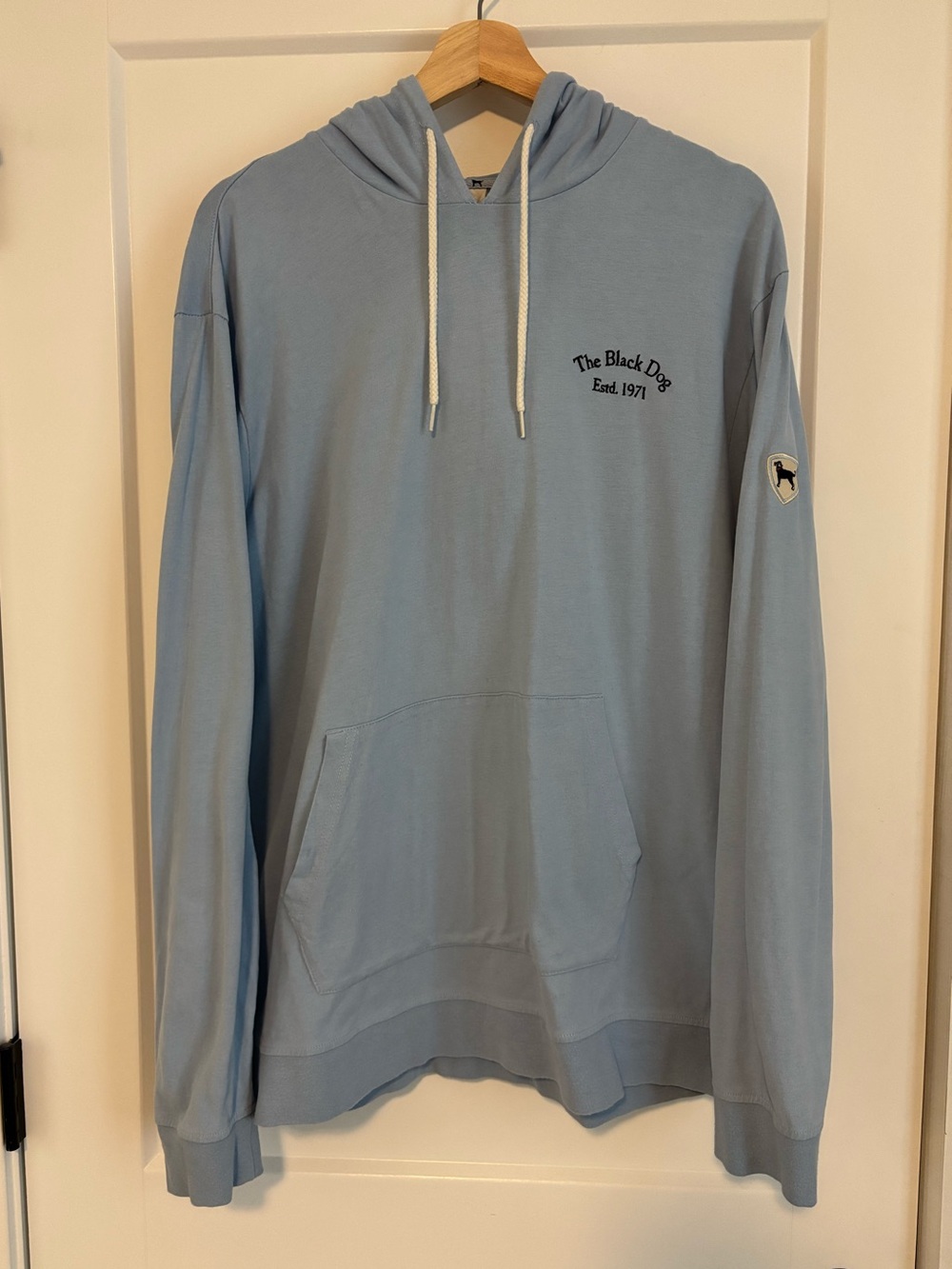 The Black Dog Long Sleeve Shirt Hoodie